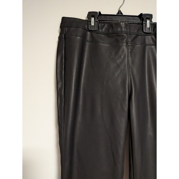 BlankNYC Vegan Leather Pull On Leggings Black Skinny Pants 30V-1122MX Womens 30 - Picture 2 of 13